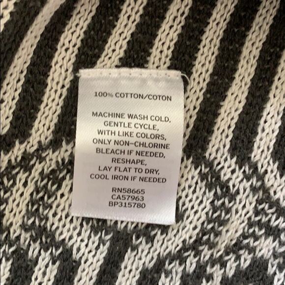 Sun & Shadow Aztec Open Front Cardigan Sweater S - Picture 4 of 6